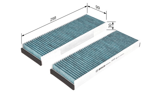 Filter, kupéventilation + A8505 Bosch, bild 2