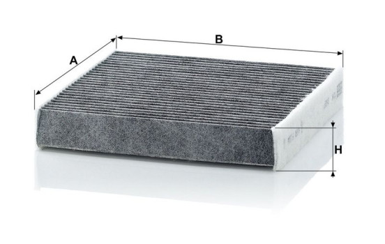 Filter, kupéventilation adsotop CUK 1827 Mann, bild 3