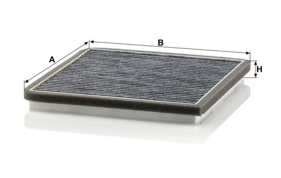 Filter, kupéventilation adsotop CUK 20 010 Mann, bild 3
