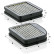 Filter, kupéventilation adsotop CUK 22 000-2 MANN-FILTER, miniatyr 3
