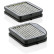 Filter, kupéventilation adsotop CUK 22 000-2 Mann, miniatyr 2