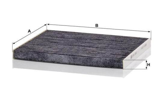 Filter, kupéventilation adsotop CUK 2243 Mann, bild 3