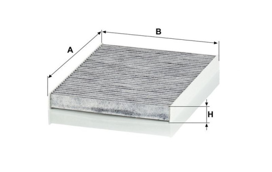Filter, kupéventilation adsotop CUK 2422 MANN-FILTER, bild 3