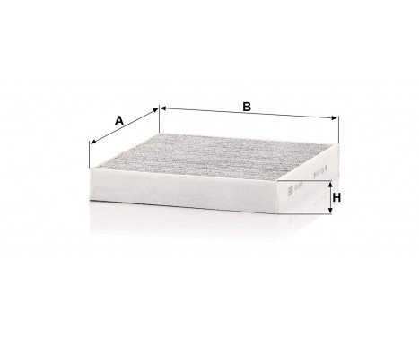 Filter, kupéventilation adsotop CUK 2440 Mann, bild 2