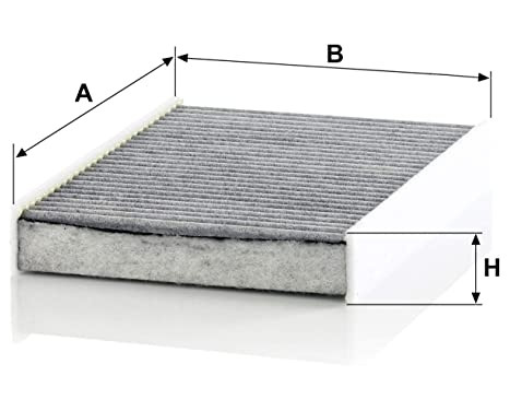 Filter, kupéventilation adsotop CUK 26 006 Mann, bild 2