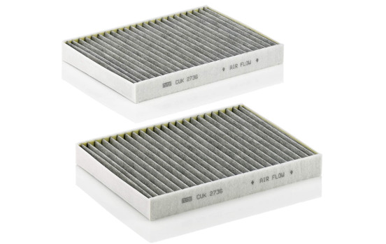Filter, kupéventilation adsotop CUK 2736-2 Mann
