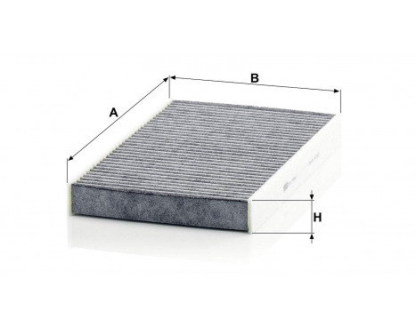 Filter, kupéventilation adsotop CUK 2940 Mann, bild 2