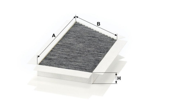 Filter, kupéventilation adsotop CUK 3448 MANN-FILTER, bild 3