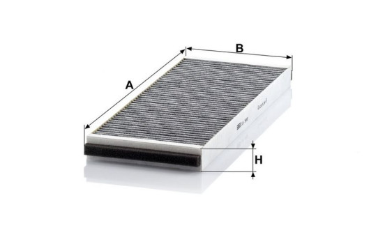 Filter, kupéventilation adsotop CUK 3955 Mann, bild 3