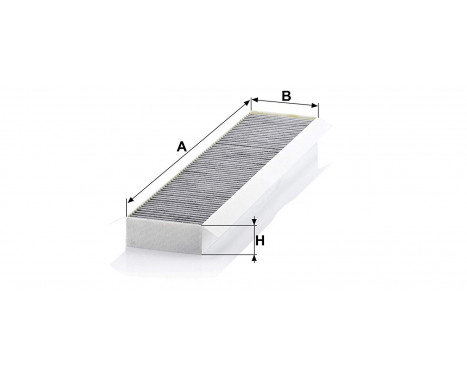 Filter, kupéventilation adsotop CUK 5141 Mann, bild 2