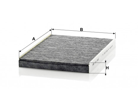 Filter, kupéventilation adsotop CUK2862 Mann, bild 2