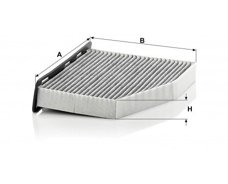 Filter, kupéventilation adsotop CUK2939 Mann, bild 2