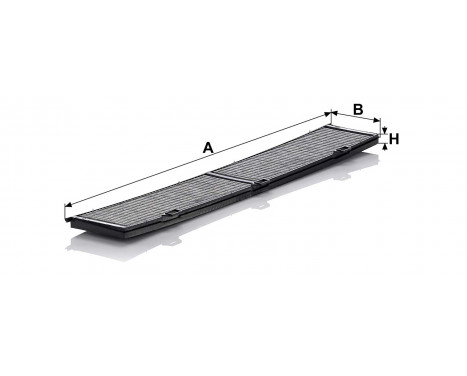 Filter, kupéventilation adsotop CUK8430 Mann, bild 2