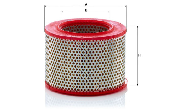 Filter, kupéventilation C 1555/6 Mann, bild 3