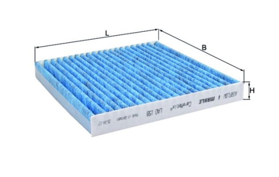 Filter, kupéventilation CareMetix® LAO 158 Mahle