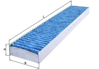 Filter, kupéventilation CareMetix® LAO 242 Mahle