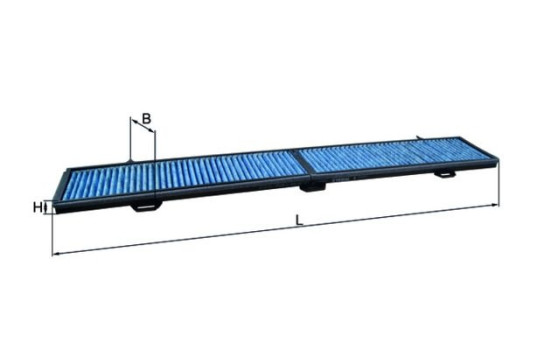 Filter, kupéventilation CareMetix® LAO 248 Mahle, bild 3