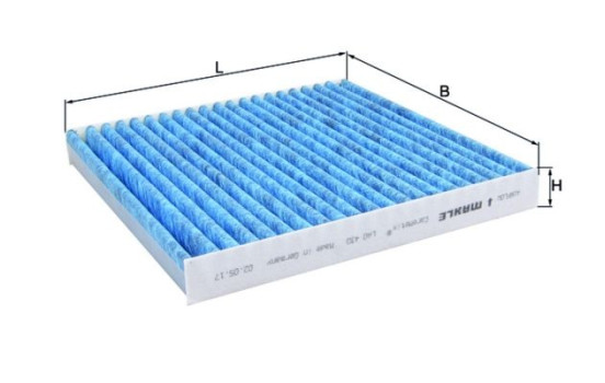 Filter, kupéventilation CareMetix® LAO 430 Mahle