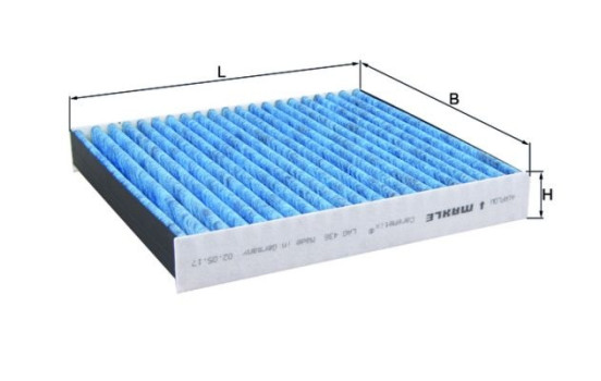 Filter, kupéventilation CareMetix® LAO 436 Mahle