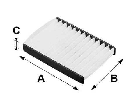 Filter, kupéventilation CLIMFILTER COMFORT 698255 Valeo, bild 4