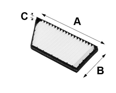 Filter, kupéventilation CLIMFILTER COMFORT 698488 Valeo, bild 4