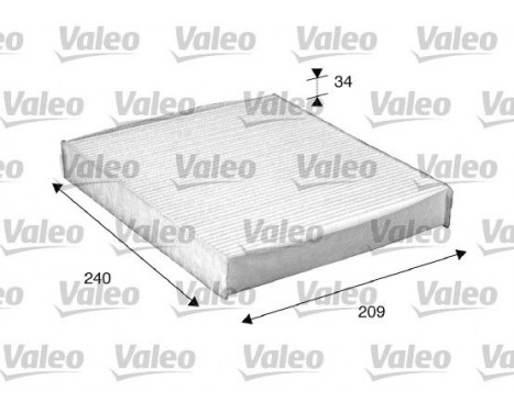 Filter, kupéventilation CLIMFILTER COMFORT 698882 Valeo