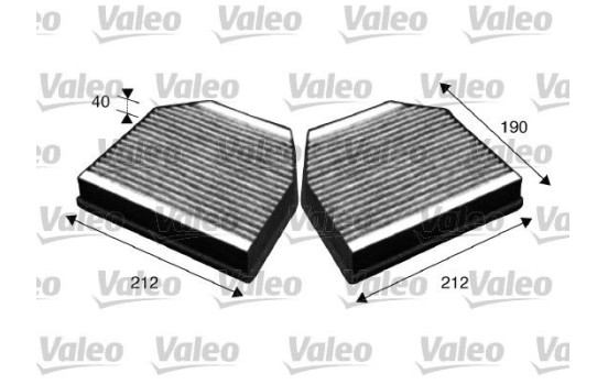 Filter, kupéventilation CLIMFILTER PROTECT 715621 Valeo