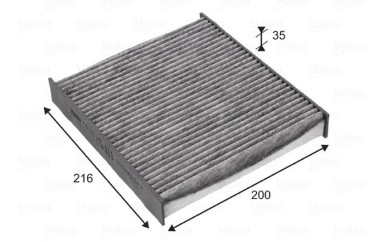 Filter, kupéventilation CLIMFILTER PROTECT 715725 Valeo