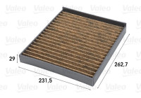 Filter, kupéventilation CLIMFILTER SUPREME 701008 Valeo