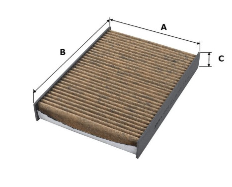 Filter, kupéventilation CLIMFILTER SUPREME 701012 Valeo, bild 5