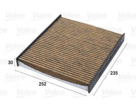 Filter, kupéventilation CLIMFILTER SUPREME 701020 Valeo, bild 2