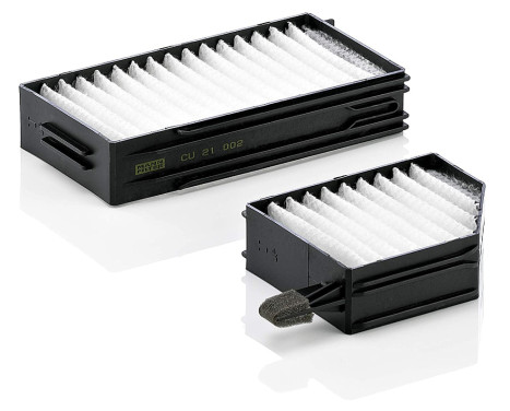 Filter, kupéventilation CU 21 002-2 Mann