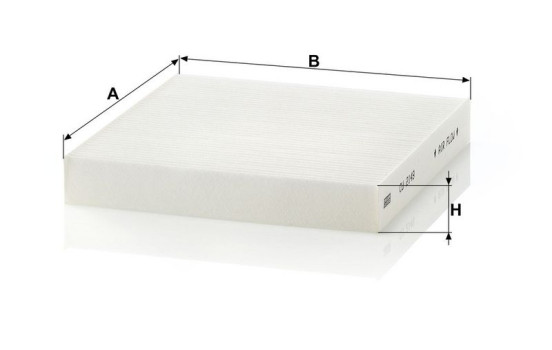 Filter, kupéventilation CU 2149 MANN-FILTER, bild 3