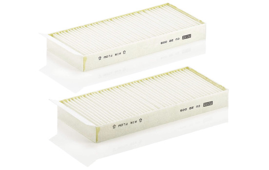 Filter, kupéventilation CU 22 009-2 Mann