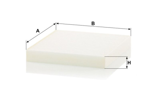 Filter, kupéventilation CU 23 019 Mann, bild 3