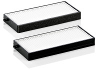 Filter, kupéventilation CU 2521-2 Mann
