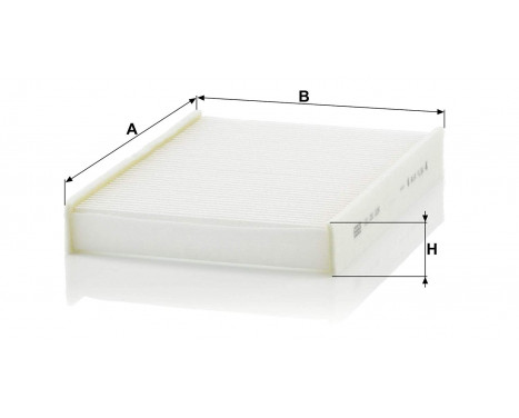 Filter, kupéventilation CU 26 006 Mann, bild 2