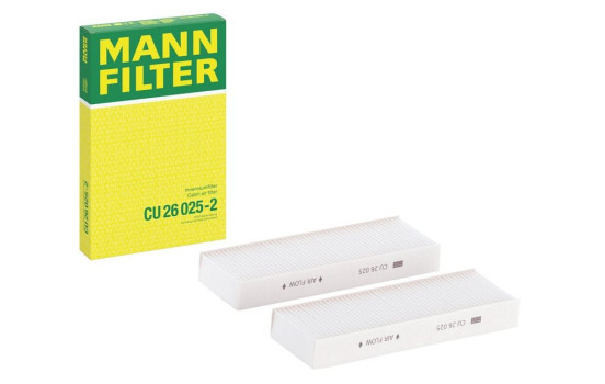 Filter, kupéventilation CU 26 025-2 Mann, bild 3