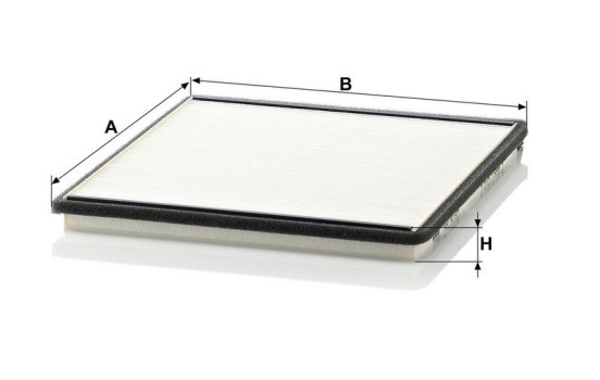 Filter, kupéventilation CU 2734 Mann, bild 3