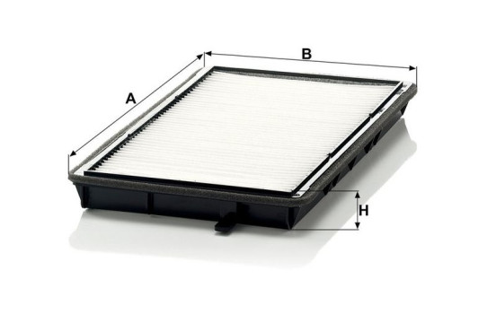 Filter, kupéventilation CU 2835 Mann, bild 3