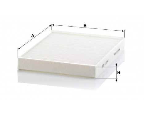 Filter, kupéventilation CU 2842 Mann, bild 2