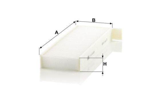 Filter, kupéventilation CU 29 003-2 MANN-FILTER, bild 3