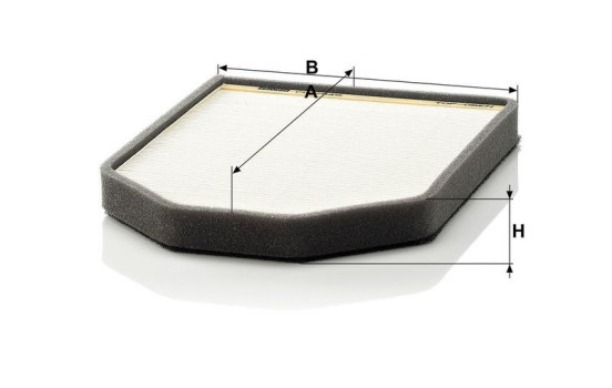 Filter, kupéventilation CU 2949-2 MANN-FILTER, bild 4
