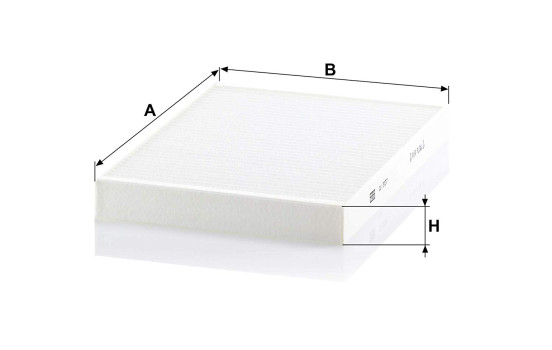 Filter, kupéventilation CU 3037 Mann, bild 2