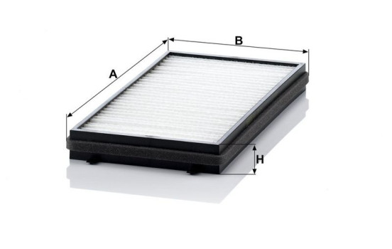 Filter, kupéventilation CU 3124-2 MANN-FILTER, bild 3