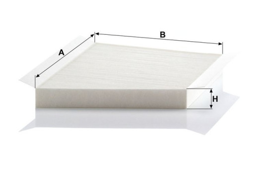 Filter, kupéventilation CU 3172 Mann, bild 3