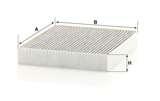 Filter, kupéventilation CUK28009 MANN-FILTER, bild 3
