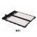 Filter, kupéventilation FAA-NS1 Japanparts, miniatyr 3