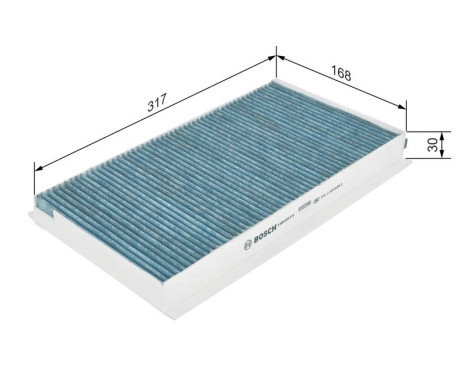 Filter, kupéventilation FILTER+ A8518 Bosch, bild 8