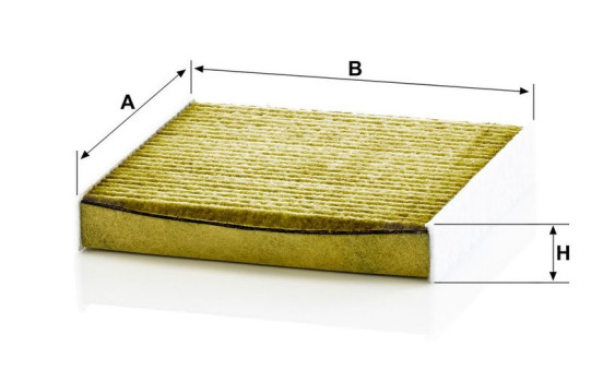 Filter, kupéventilation Frecious Plus FP 1827 Mann, bild 3